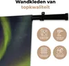 MuchoWow® Wandteppich Wandbehang Nordlichter - Schweden - Produktbild-Vorschau 3