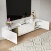 okwish TV-Schrank TV-Lowboard mit 4 Türen , 170*35*46 cm, Produktbild-Vorschau 3