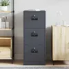 Aktenschrank Anthrazit 44 x 50 x 106,5 cm Kaltgewalzter Produktbild-Vorschau 4