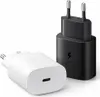 Two Samsung USB-C fast chargers, one white and one black, are shown against a white background. Anteprima dell’immagine prodotto