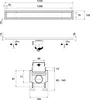 Aquabad SDS Pro Duschrinne 120cm mit Blende: Modern, Ablauf Produktbild-Vorschau 6