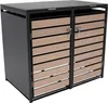 DEGAMO Mülltonnenbox 2er BERLIN 132x80x116cm für Tonnen 120 Produktbild-Vorschau 1