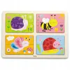 Puzzle en bois Viga « Insectes » 4 en 1 Voir les images du produit 1