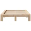 Massivholzbett ohne Matratze 120x190 cm Kiefernholz Produktbild-Vorschau 4