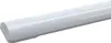 A close-up, angled view of a white LED light fixture against a white background. Voir les images du produit