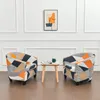 2 kusy potahu na židle Club Chair Covers, Stretch Printed Náhled obrázku produktu 8