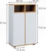 Szafka Midi Vicco Didi Biały/Artystyczny 60 x 97 cm z 2 Podgląd zdjęcia produktu 3