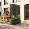 Cloison « Aaskis » avec jardinière à roulettes en acier, Voir les images du produit 4