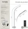 Lampe de sol Prisma LED, 5 modes d'éclairage, 12 W, Voir les images du produit 6