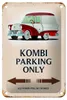 Blechschild Spruch 12x18cm Kombi Parking only Auto Produktbild-Vorschau 1