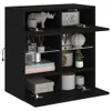 vidaXL TV-Wandschrank mit LED-Leuchten Schwarz 58,5x30x60,5 Produktbild-Vorschau 9