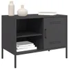 TV-Schrank Schwarz 68x39x50,5 cm Stahl Produktbild-Vorschau 4
