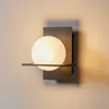 Lucande Wandleuchte Kulka, 1-flammig, schwarz, Glas, G9 Produktbild-Vorschau 2