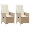 The Living Store Poltrona da giardino con cuscino 2 pz. Anteprima dell’immagine prodotto 2