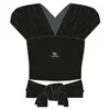 A flat lay of a black baby wrap carrier. Produktbild-Vorschau