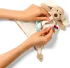 DOG WILLY doudou avec porte-tétine BabyOno, beige Voir les images du produit 2