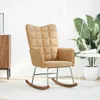 A rocking chair in a well-lit room with a plant and a side table. Náhľad obrázku produktu