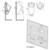 Bruckner SCHWARN Selbstspülendes Urinal 6V DC, verdeckter Produktbild-Vorschau 4