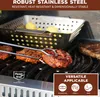 set di 2 pinze da barbecue bremermann in acciaio inox - Anteprima dell’immagine prodotto 3