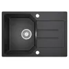 ANYCEE MAX Spülbecken Schwarz 65x45 cm, Granitspüle Schwarz Produktbild-Vorschau 1
