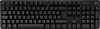 A black mechanical gaming keyboard is shown from a top-down perspective against a white background. Produktbild-Vorschau