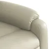 vidaXL Fauteuil de massage avec releveur Crème Similicuir Voir les images du produit 13