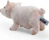 A plush toy pig with a tag attached to its rear. Produktbild-Vorschau