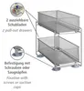 WENKO 2-szufladowa półka kuchenna metalowa szafka Podgląd zdjęcia produktu 2