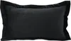 2-Set SAMT KISSENBEZUG mit Stehsaum 40x60cm SCHWARZ Produktbild-Vorschau 1