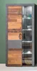 trendteam Wohnen Vitrine Indy Graphit Grau Matera-Old Wood Produktbild-Vorschau 5