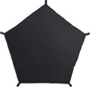 A black pentagonal hammock accessory for a dome climber, shown flat against a white background. Produktbild-Vorschau