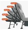 BASS Chaise longue pliante/lit de voyage 200×64×30 cm, Voir les images du produit 5