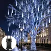 4M Meteorschauer Lichterkette 288 LED Weihnachtsdeko Produktbild-Vorschau 1