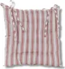 Rosa gestreiftes Stuhlkissen aus Anna's Collection, 38x38 Produktbild-Vorschau 2