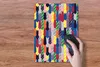 MuchoWow® Mauspad Mousepad Krawatte - Regenbogen - Muster Produktbild-Vorschau 3