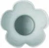 Moderne blaue Blumenvase aus Steinzeug, außen unglasiert, Produktbild-Vorschau 2