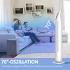 HOMCOM Turmventilator leise, Standventilator mit 3 Produktbild-Vorschau 5