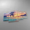 Bild auf Leinwand - Leinwandbild - Meer Strand Palme - Produktbild-Vorschau 2