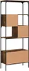 vidaXL Knihovna 5 polic kouřový dub 76x33x188,5 cm materiál Náhled obrázku produktu 7