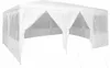 A white party tent with windows and draped entrances, set against a white background. Podgląd zdjęcia produktu