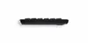 A side view of a black keyboard on a white background. Produktbild-Vorschau
