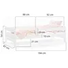 Kinderbett Oli mit Rausfallschutz und Lattenrost | 180x80 Produktbild-Vorschau 11