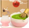 Set Matcha "Fuji Pink" con ciotola con beccuccio, frustino Anteprima dell’immagine prodotto 1