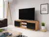 Minio TV-Möbel, Wotan Eiche/Schwarz Graphit, stehend, Produktbild-Vorschau 6
