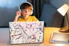 MuchoWow® Laptop Aufkleber Sticker Cover Wasserfarben - Produktbild-Vorschau 3