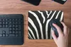 MuchoWow® Mauspad Mousepad Tiermuster - Zebra - Schwarz - Produktbild-Vorschau 5