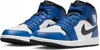Air Jordan 1 Mid sportschoenen, blauw-wit-zwart, Productafbeelding-voorbeeld 1