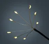 LED Gartenstecker Feuerwerk - Leuchtstäbe Pusteblumen - H: 80cm - 8Funkt./Fernb. - 8er Set schwarz Produktbild-Vorschau