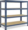 shelfplaza HOME 100x80x45 cm Étagère charges lourde en bleu Voir les images du produit 1