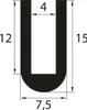 V3 Kantenschutz EPDM Gummiprofil Fassungsprofil Produktbild-Vorschau 4